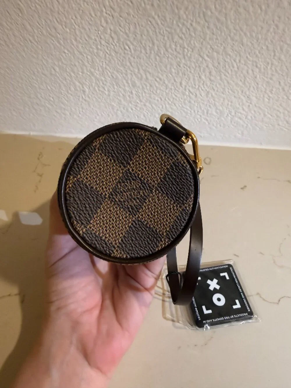 🤎 Louis Vuitton Damier Ebene Mini Papillon Barrel Pouch Bag